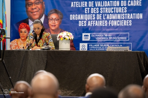 S.E. Mme O’Neige N’Sele engage la refonte du cadre organique de l’Administration Foncière